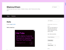 Tablet Screenshot of glamourvixen.net